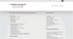 Desktop Screenshot of cannonsite.com