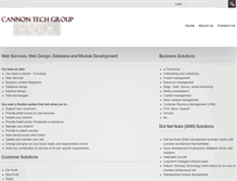 Tablet Screenshot of cannonsite.com